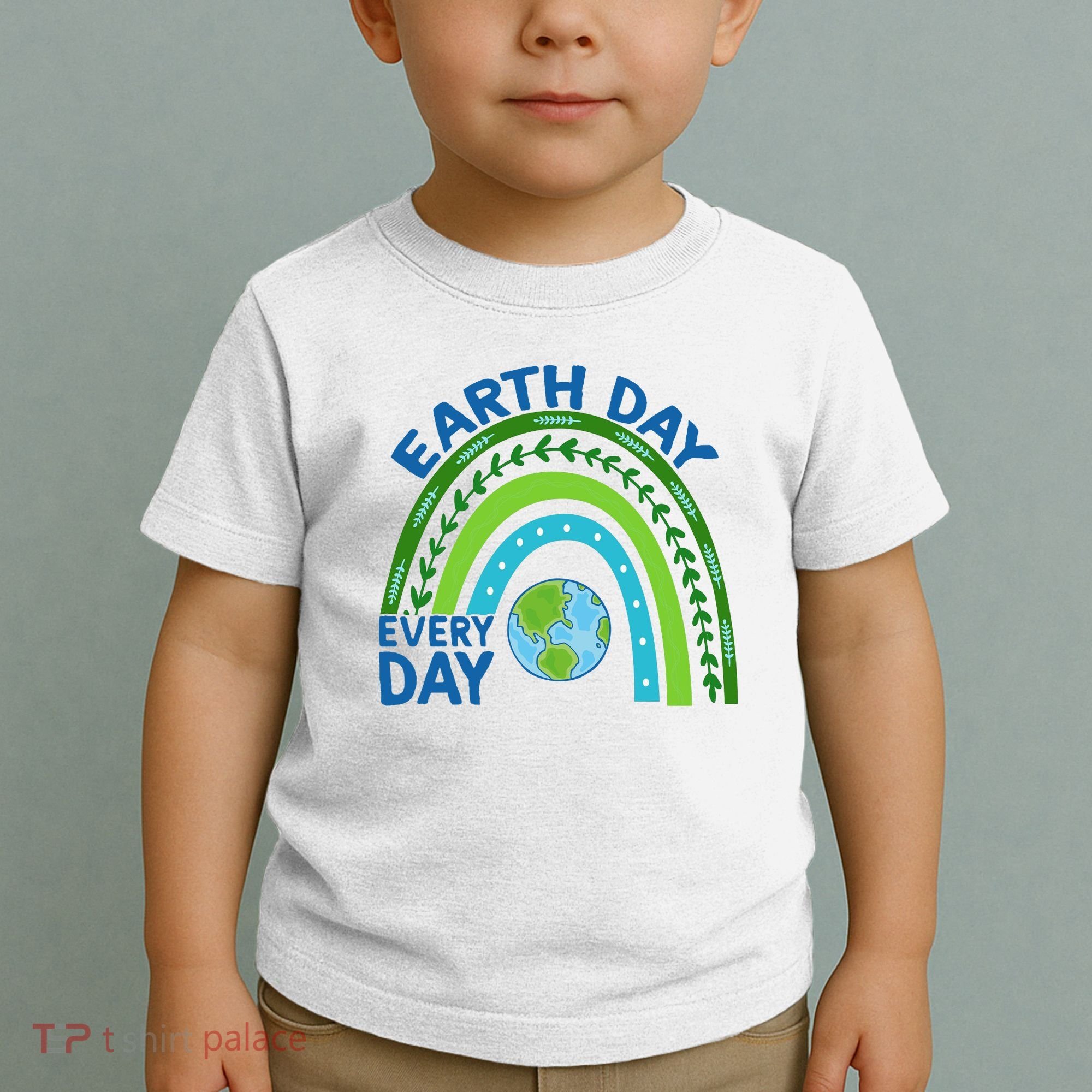 Earth Day Everyday Rainbow Toddler T-Shirt
