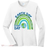 Earth Day Everyday Rainbow Women's Long Sleeve Shirt thumb 0