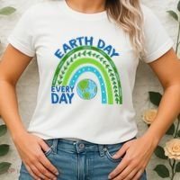 Earth Day Everyday Rainbow Women's T-Shirt thumb 2