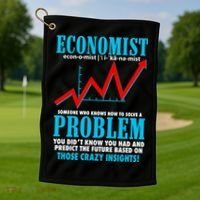 Economist Definition Golf Towel thumb 1