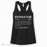 Estimator Definition, Funny Quote Job Titles Women's Tank Top thumb 0