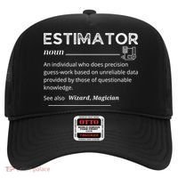 Estimator Definition, Funny Quote Job Titles Hat thumb 0