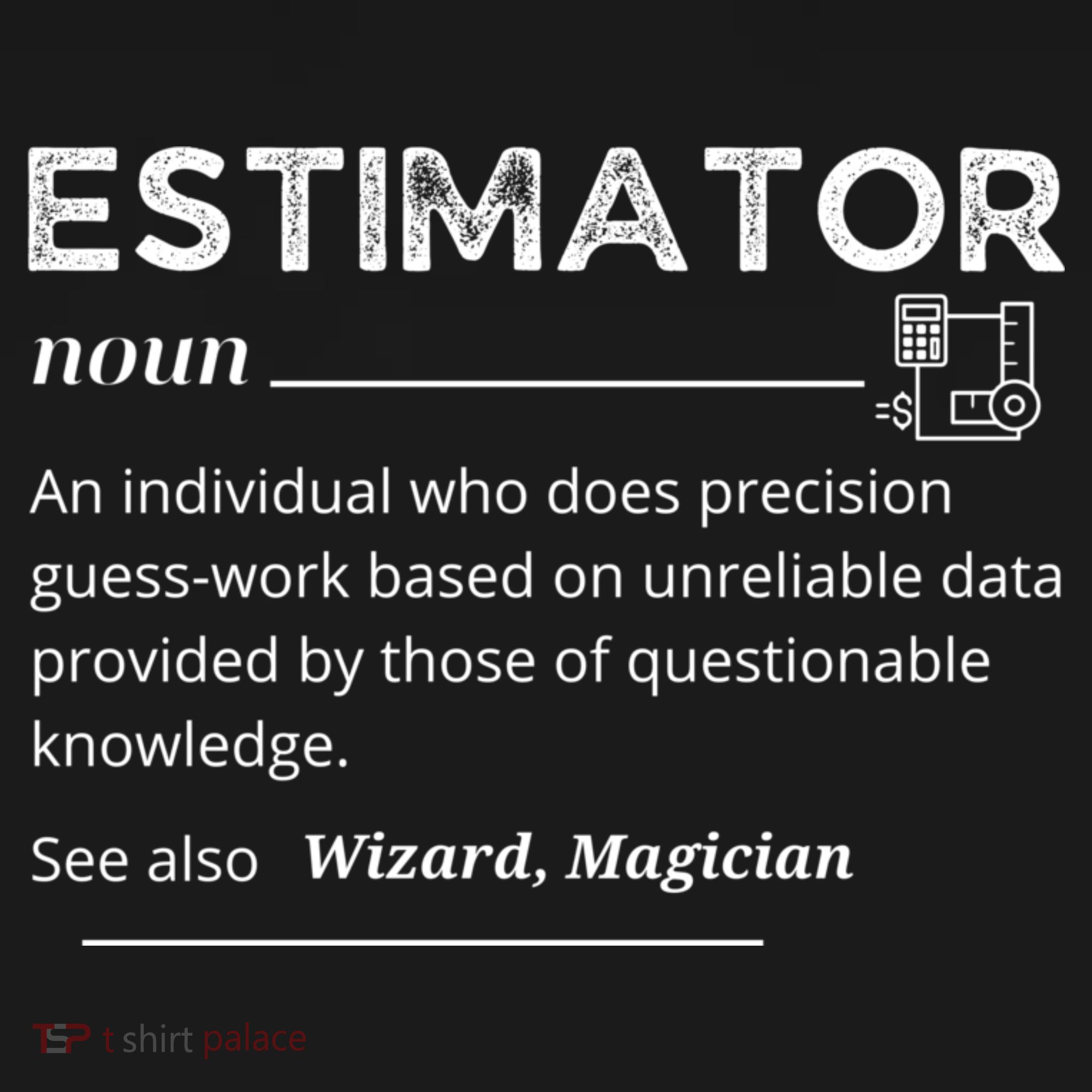 Estimator Definition, Funny Quote Job Titles Tote Bag