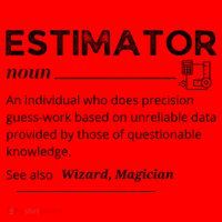 Estimator Definition, Funny Quote Job Titles Santa Hat thumb 1