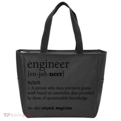 Engineer Definition Funny Engineering Gift STEM T Tote Bag