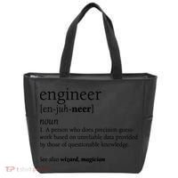 Engineer Definition Funny Engineering Gift STEM T Tote Bag thumb 0
