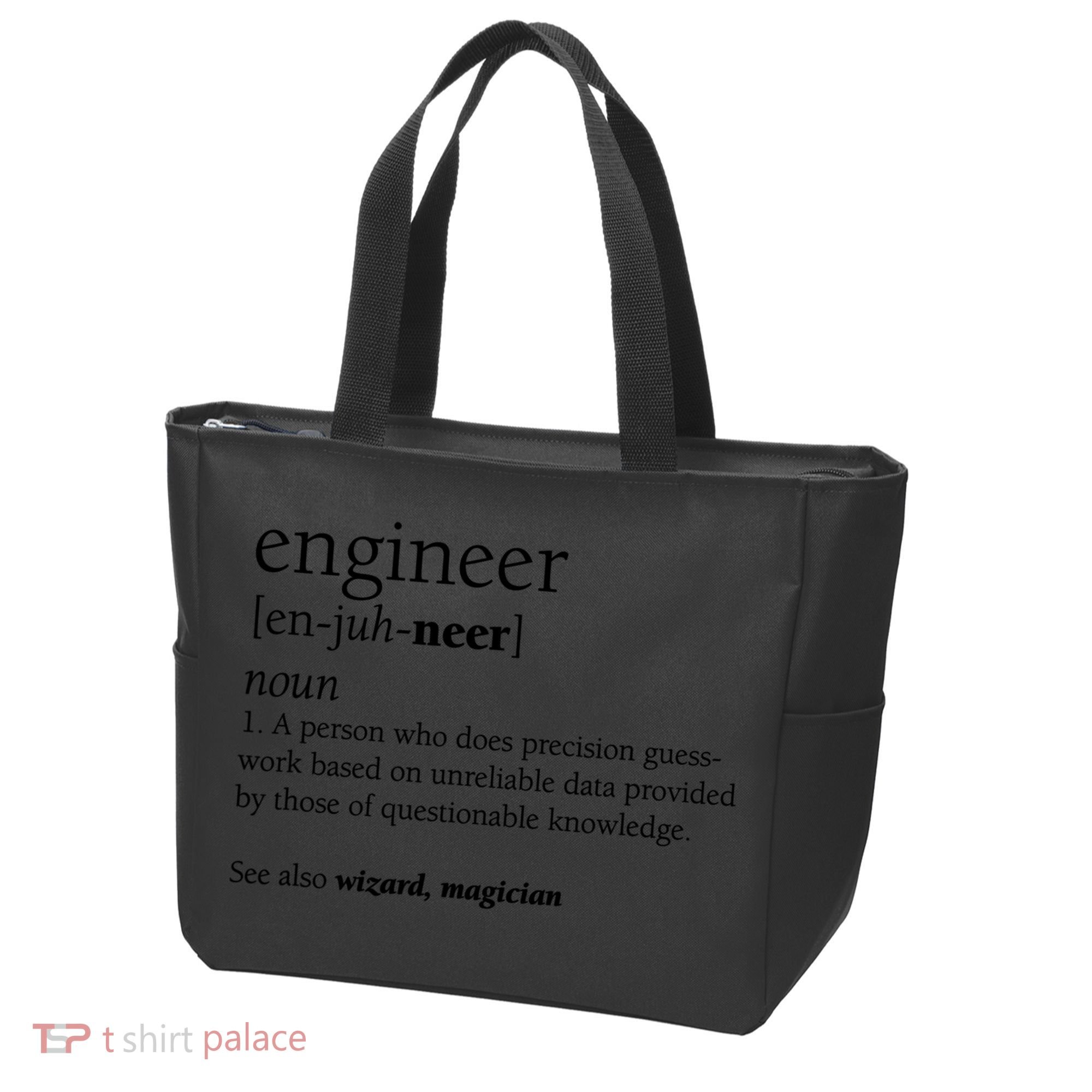 Engineer Definition Funny Engineering Gift STEM T Tote Bag