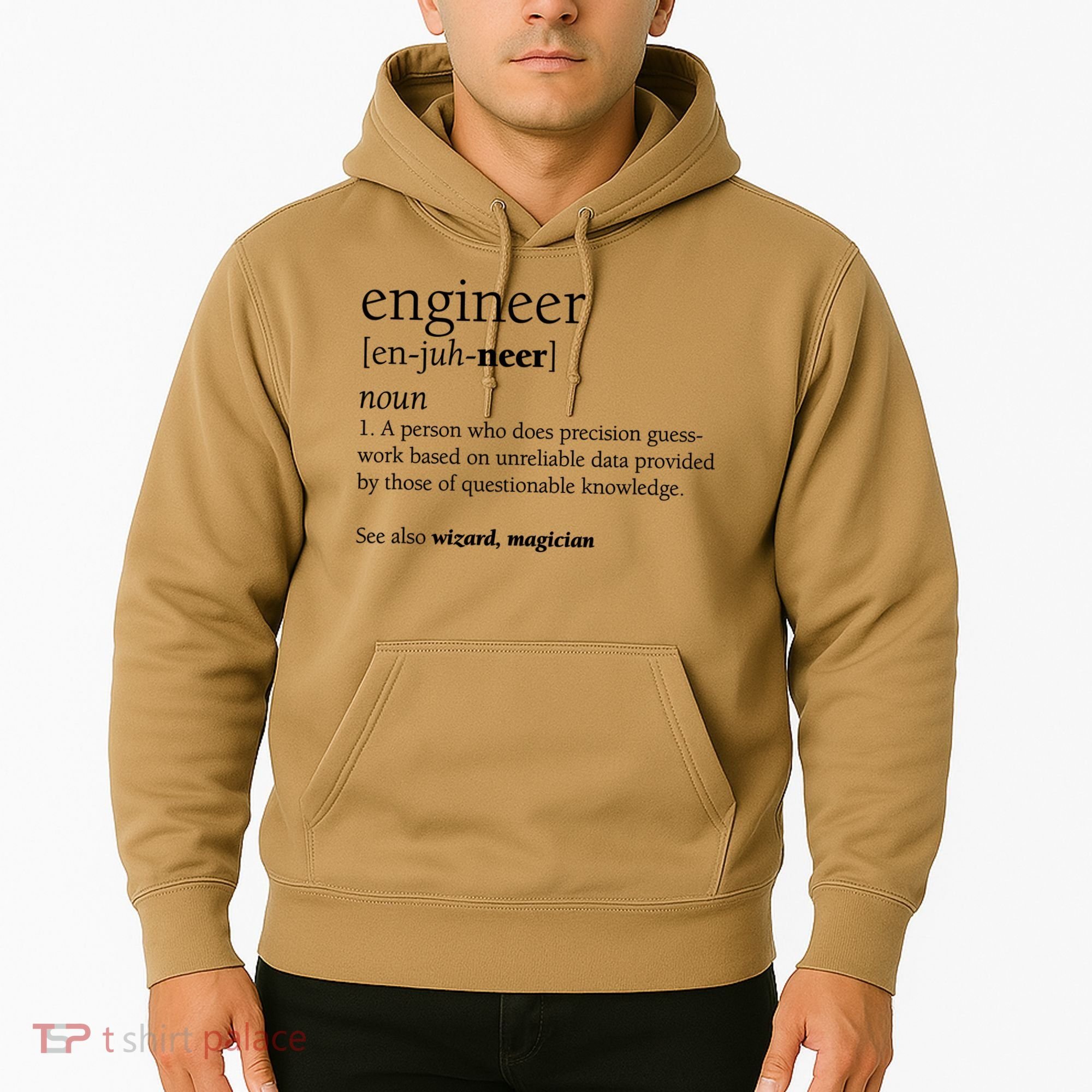 Engineer Definition Funny Engineering Gift STEM T Hoodie