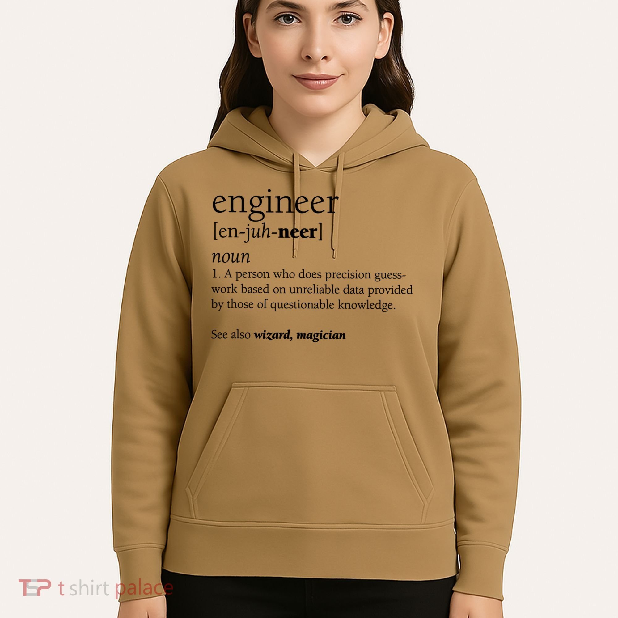 Engineer Definition Funny Engineering Gift STEM T Hoodie