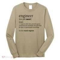 Engineer Definition Funny Engineering Gift STEM T Long Sleeve Shirt thumb 0