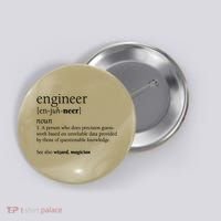 Engineer Definition Funny Engineering Gift STEM T Button thumb 0