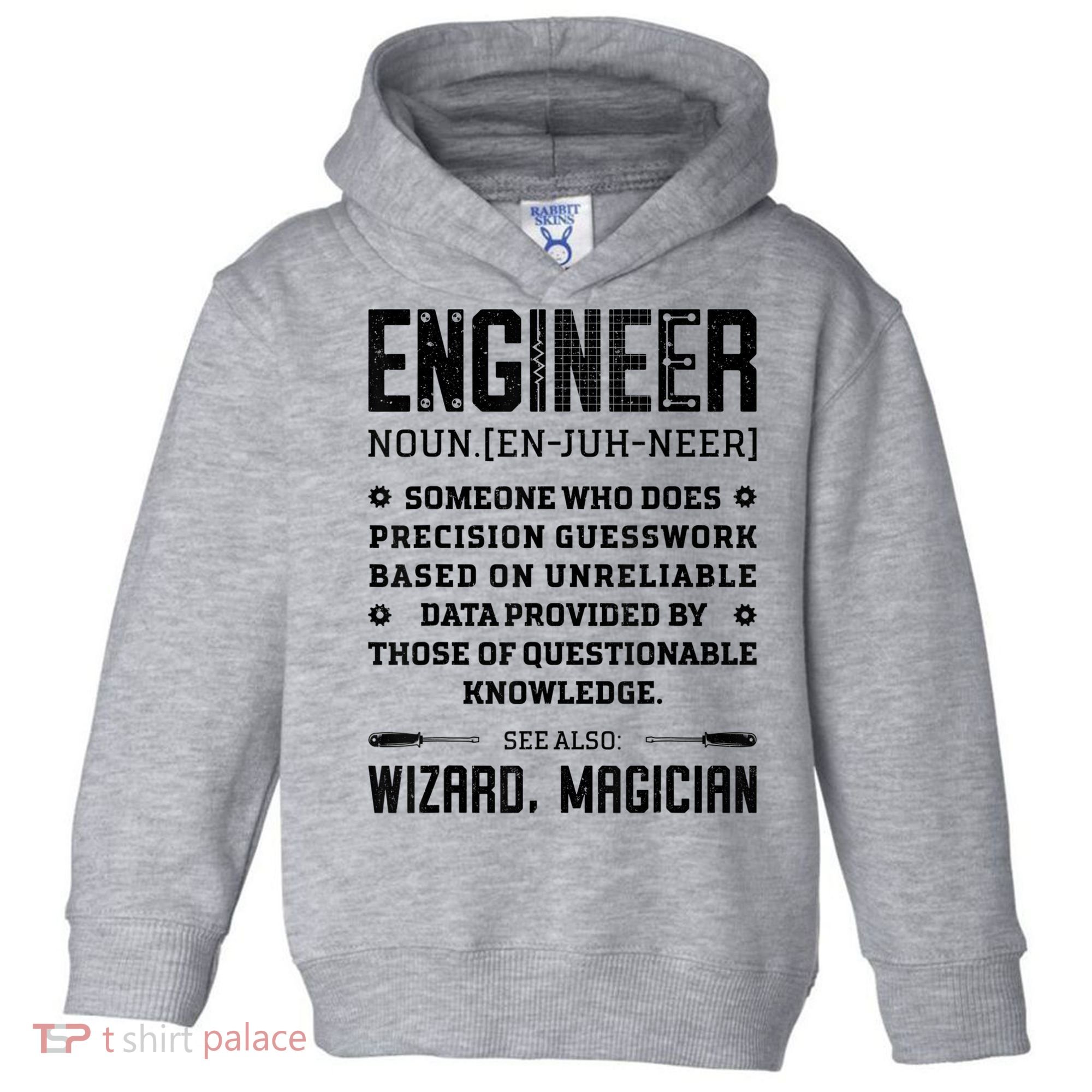Engineer Definition Funny Noun Engineering Dictionary Term Toddler Hoodie