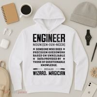 Engineer Definition Funny Noun Engineering Dictionary Term Hoodie thumb 3