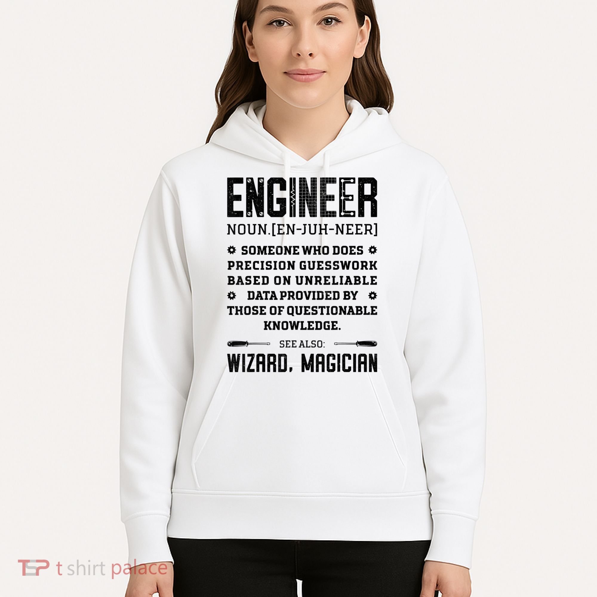 Engineer Definition Funny Noun Engineering Dictionary Term Hoodie