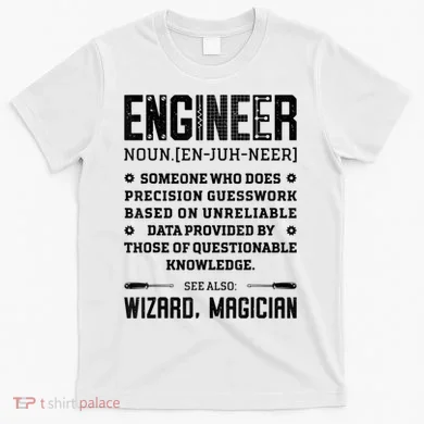 Engineer Definition Funny Noun Engineering Dictionary Term T-Shirt
