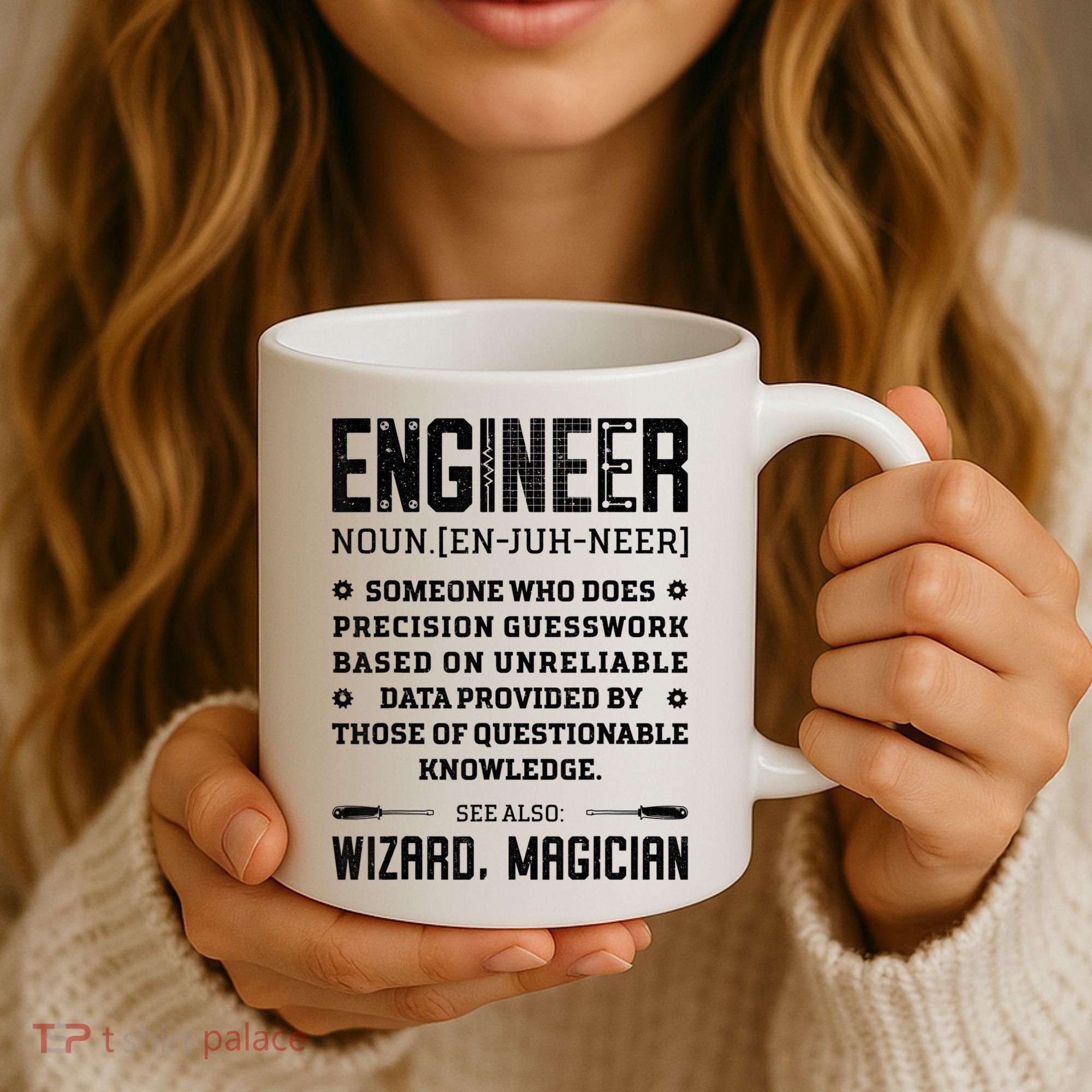 Engineer Definition Funny Noun Engineering Dictionary Term Coffee Mug