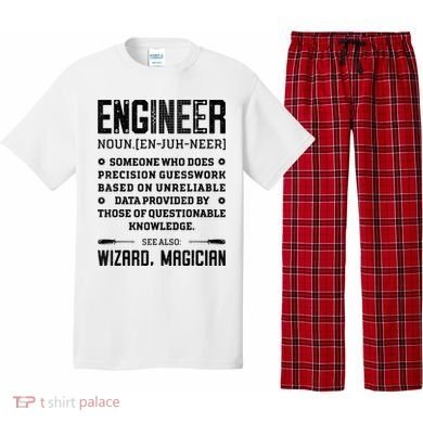 Engineer Definition Funny Noun Engineering Dictionary Term Pajama Set