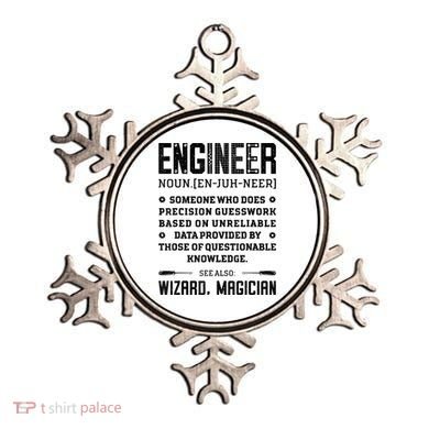 Engineer Definition Funny Noun Engineering Dictionary Term Ornament