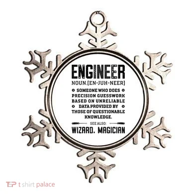 Engineer Definition Funny Noun Engineering Dictionary Term Ornament