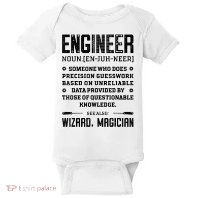 Engineer Definition Funny Noun Engineering Dictionary Term Baby Bodysuit