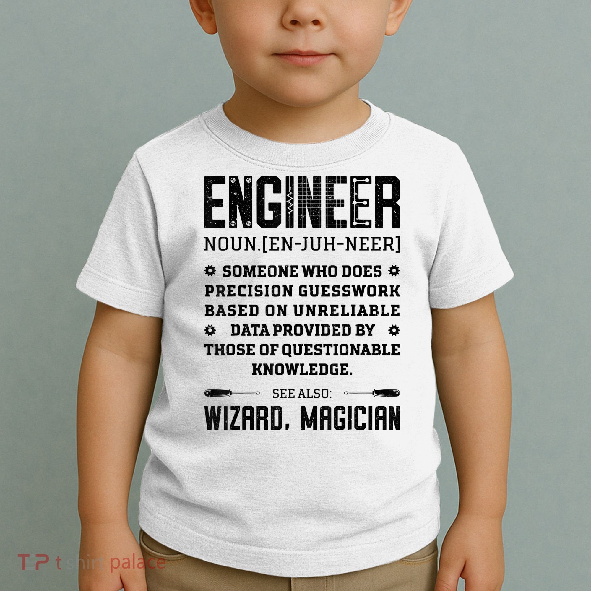 Engineer Definition Funny Noun Engineering Dictionary Term Toddler T-Shirt