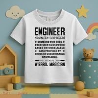 Engineer Definition Funny Noun Engineering Dictionary Term Toddler T-Shirt thumb 3