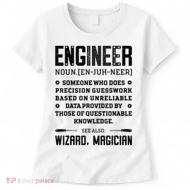 Engineer Definition Funny Noun Engineering Dictionary Term Women's T-Shirt