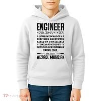 Engineer Definition Funny Noun Engineering Dictionary Term Kids Hoodie thumb 4