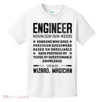 Engineer Definition Funny Noun Engineering Dictionary Term Kids T-Shirt thumb 0