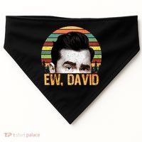 Ew David Funny Retro USA-Made Doggie Bandana thumb 0