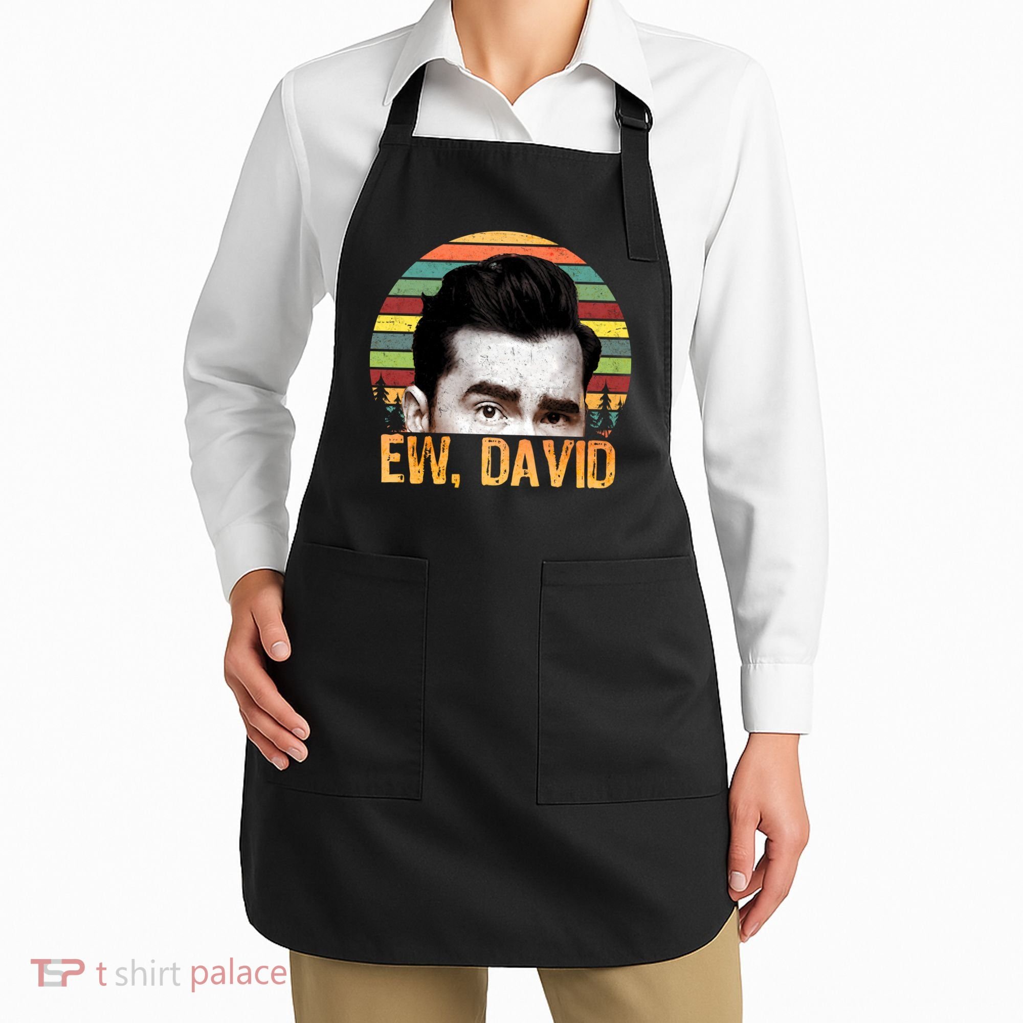 Ew David Funny Retro Apron