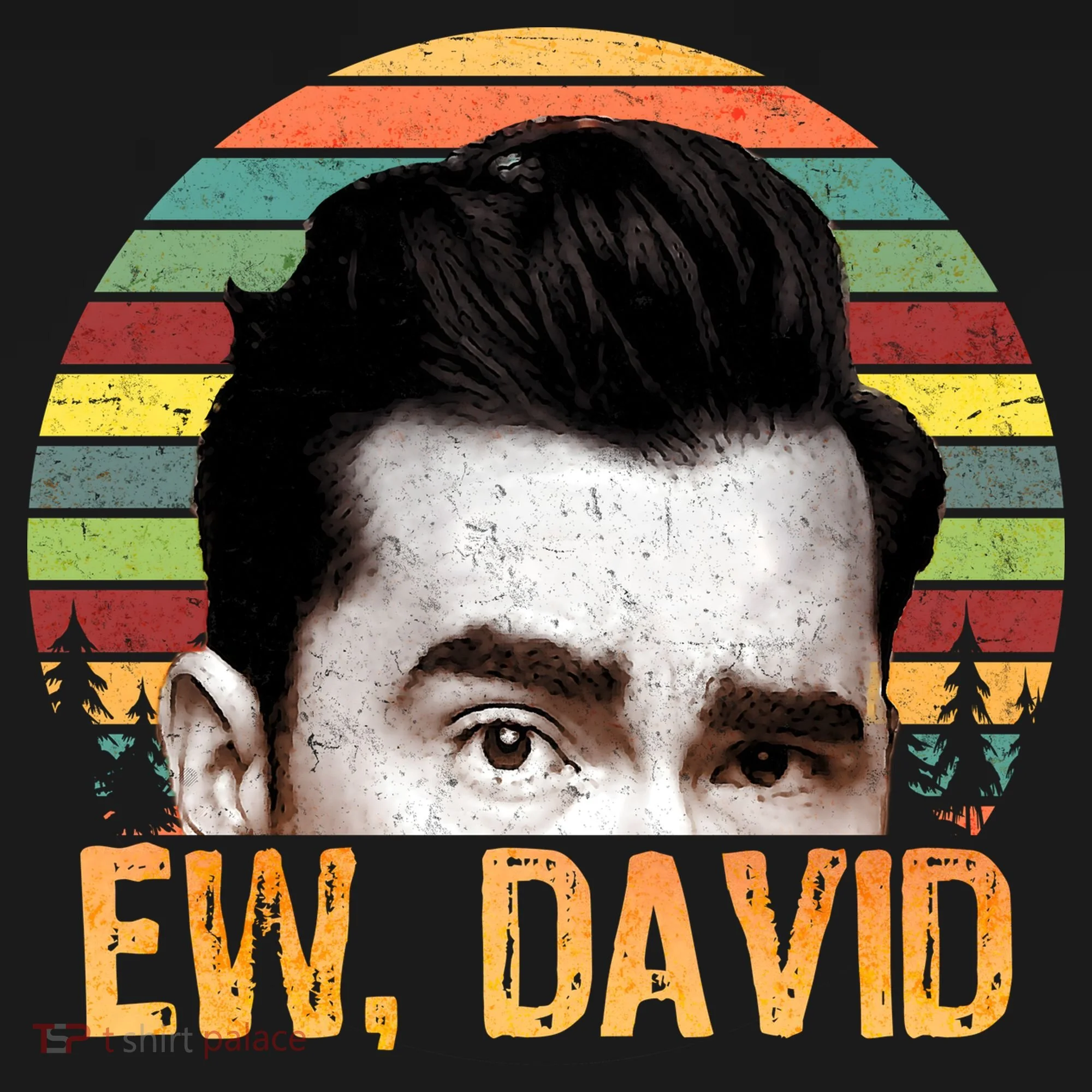 Ew David Funny Retro Mousepad