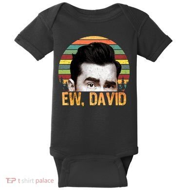 Ew David Funny Retro Baby Bodysuit