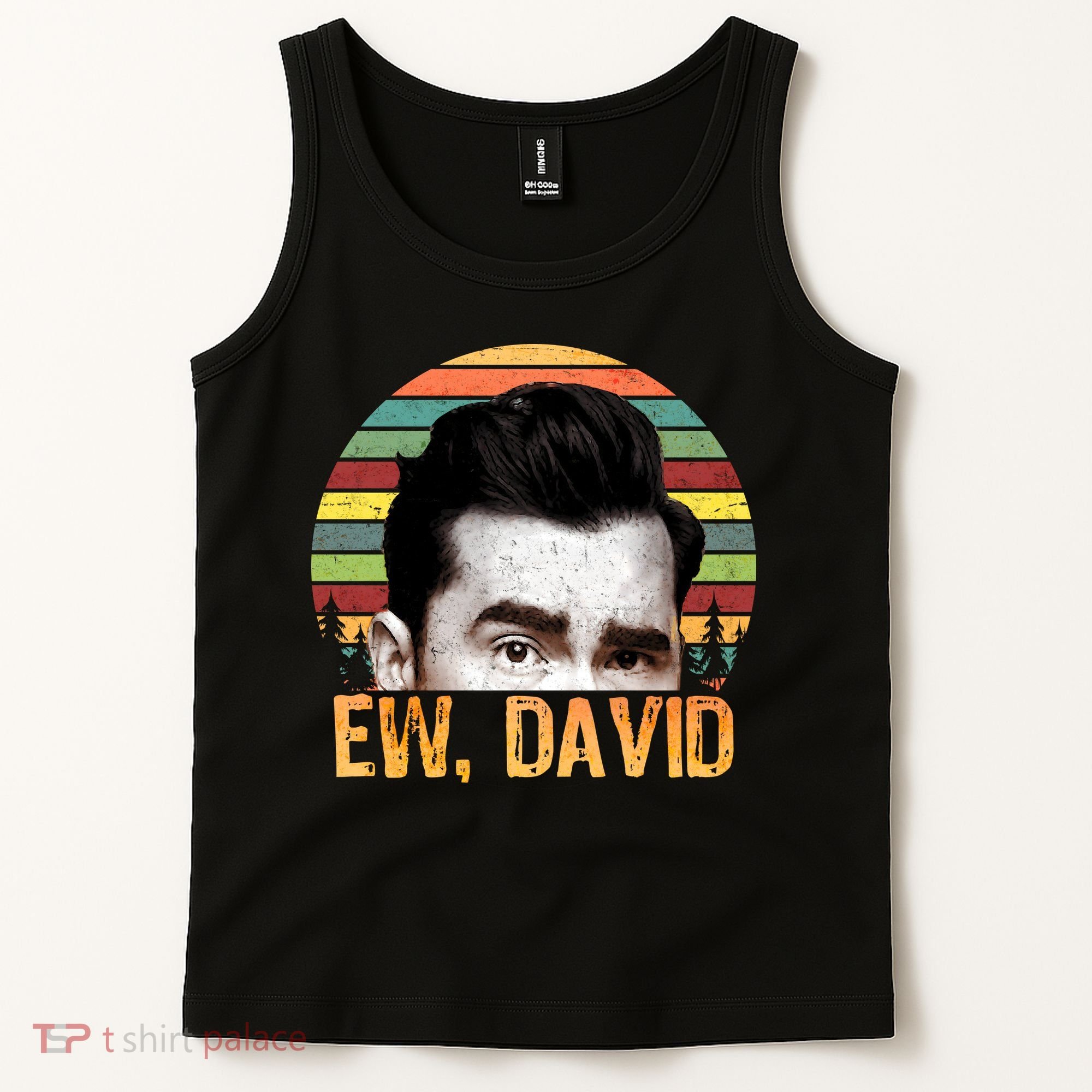 Ew David Funny Retro Tank Top