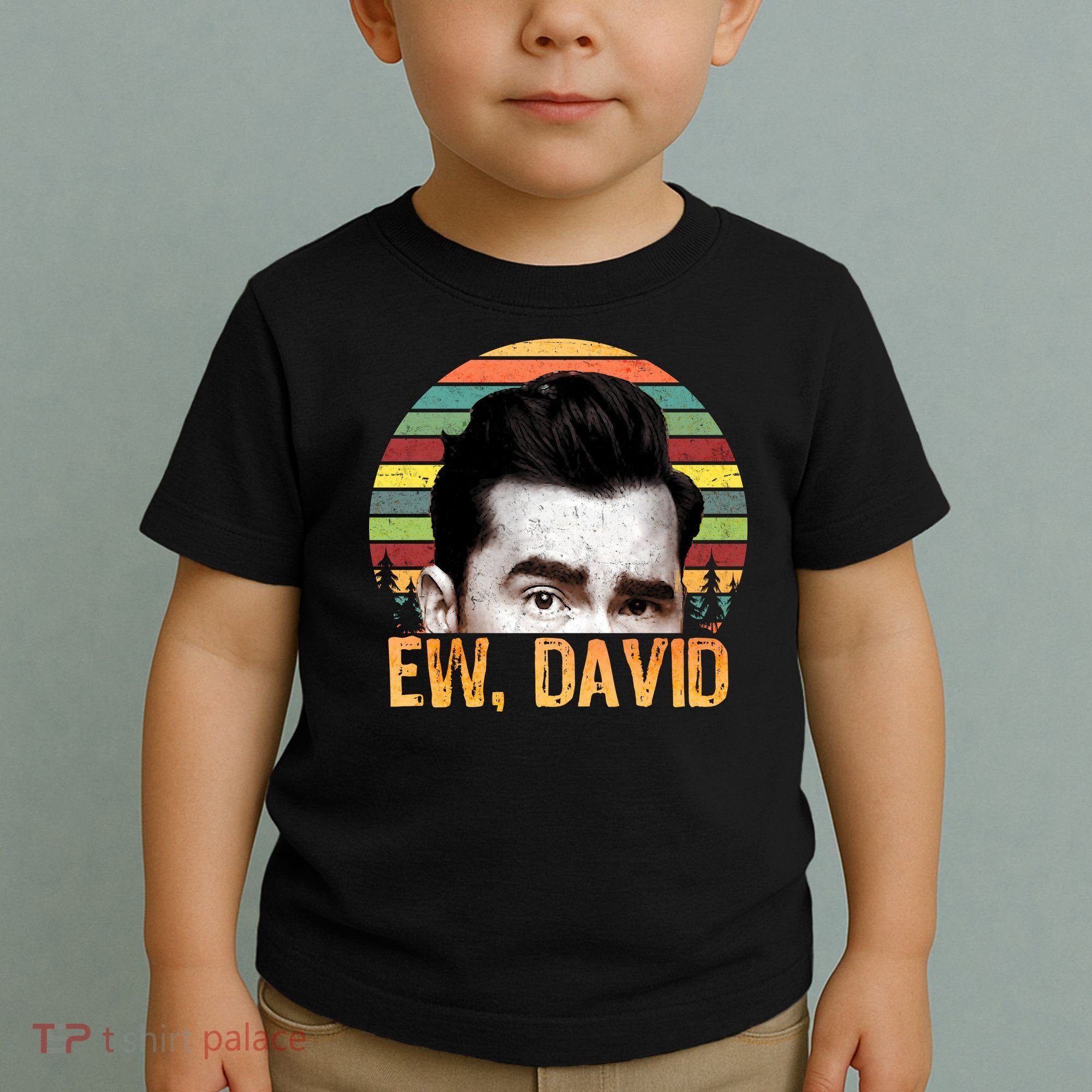 Ew David Funny Retro Toddler T-Shirt
