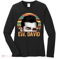 Ew David Funny Retro Women's Long Sleeve Shirt thumb 0