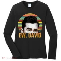 Ew David Funny Retro Women's Long Sleeve Shirt thumb 0