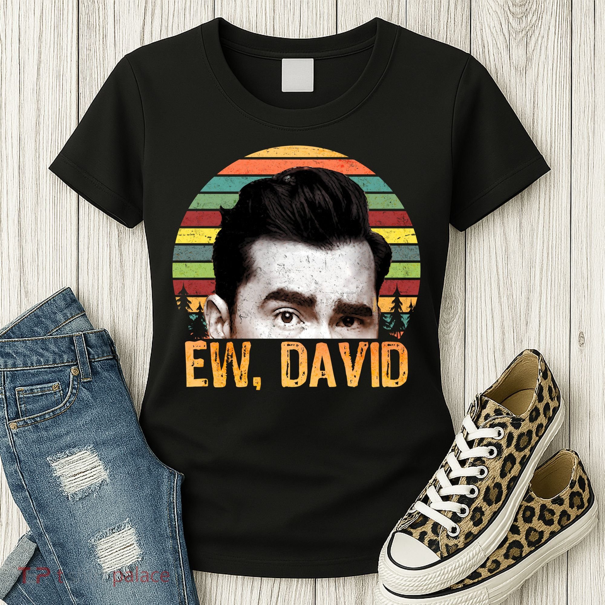 Ew David Funny Retro Women's T-Shirt