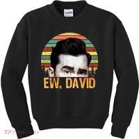 Ew David Funny Retro Kids Sweatshirt thumb 0
