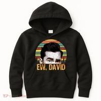 Ew David Funny Retro Kids Hoodie thumb 0
