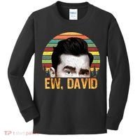Ew David Funny Retro Kids Long Sleeve Shirt thumb 0