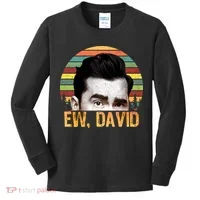 Ew David Funny Retro Kids Long Sleeve Shirt thumb 0