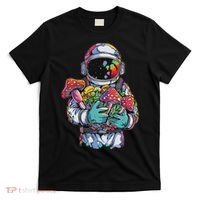 Edm Dj Festival Outfit & Women Trippy Astronaut Art Edm Mushroom Psychedelic Rave, T-Shirt thumb 0