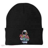 Edm Dj Festival Outfit & Women Trippy Astronaut Art Edm Mushroom Psychedelic Rave, Beanie thumb 0