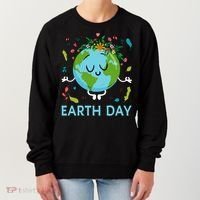 Earth Day Floral Cute & Peaceful Planet Earth Day  Women's Sweatshirt thumb 0