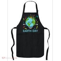 Earth Day Floral Cute & Peaceful Planet Earth Day  Apron thumb 0