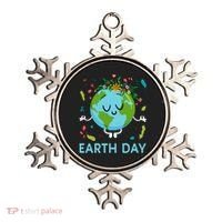 Earth Day Floral Cute & Peaceful Planet Earth Day  Ornament thumb 0
