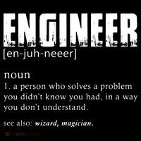Engineer Definition Funny Engineering Gift Funny Engineer Backpack thumb 2