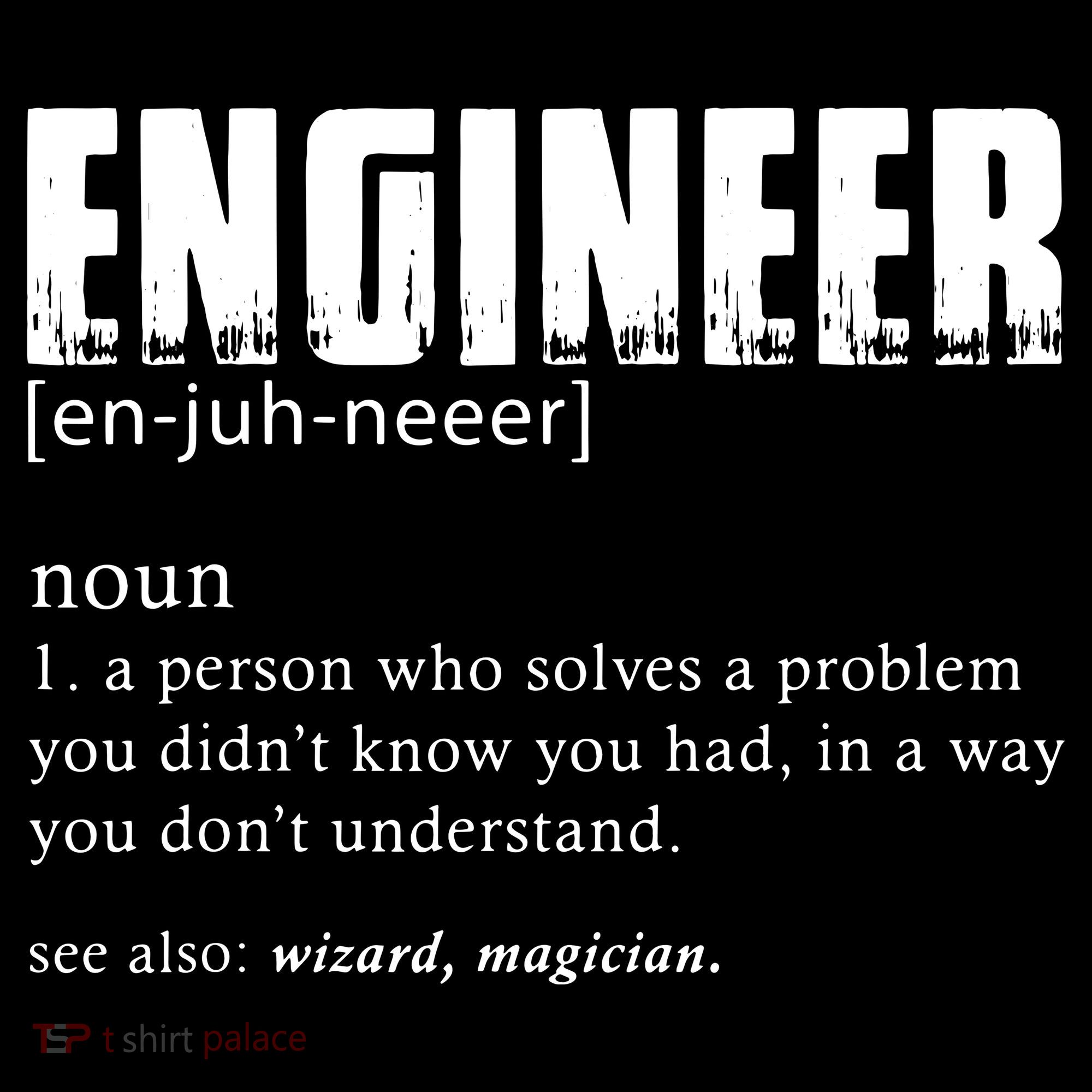 Engineer Definition Funny Engineering Gift Funny Engineer Backpack