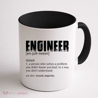 Engineer Definition Funny Engineering Gift Funny Engineer Coffee Mug thumb 1